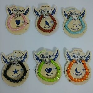 Lof of 6 Bracelets Wisdom Comfort Dream Success